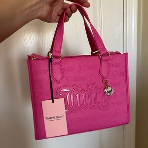 New with tags juicy couture Barbie pink small tote